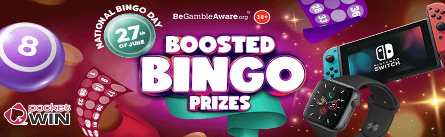 PocketWin Casino Boosted Bingo Prize Pool