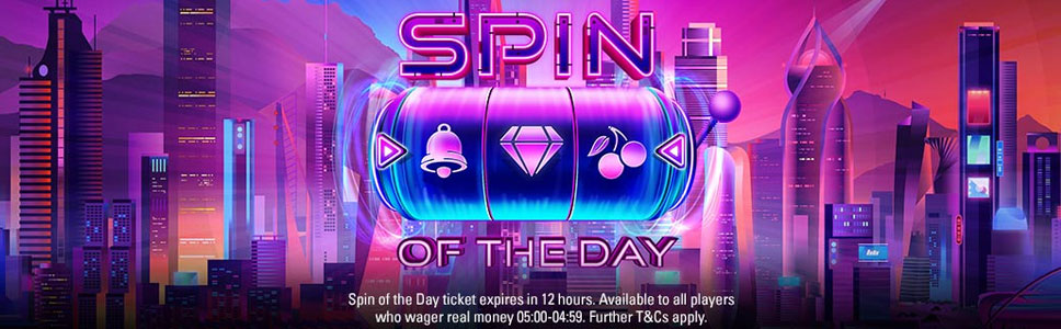 Pokerstars Casino Spin Of The day