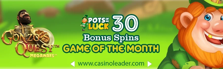 Pots of Luck Casino up to 30 Bonus Spins
