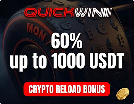 Quickwin Casino Crypto Reload Bonus Promotion