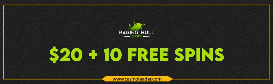 Raging Bull Slots Casino $20 + 10 FS No Deposit Bonus Raging Bull Slots Casino $20 + 10 FS No Deposit Bonus