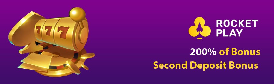 200% of Bonus via Second Deposit Bonus 