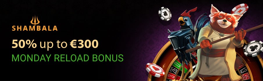 Sambala Casino 50% Monday Reload Bonus