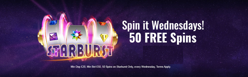 Sapphire Rooms Spin It Wednesday Offer