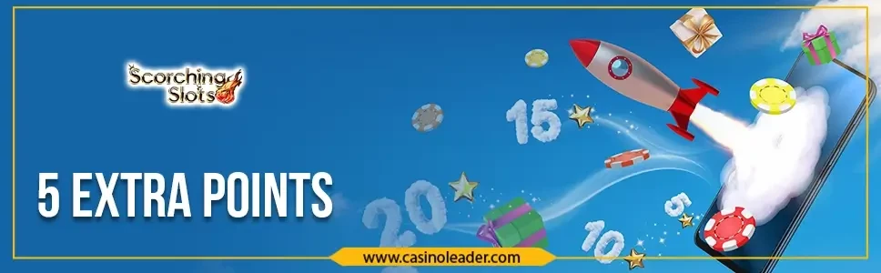 Scorching Slots Casino 5 Bonus Points every Friday Scorching Slots Casino 5 Bonus Points every Friday