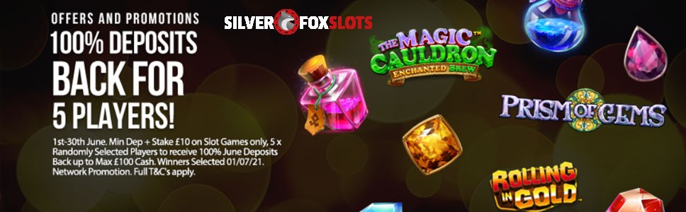 Silver Fox Slots Casino Monthly Bonus