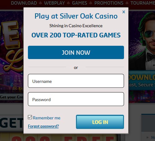silver oak casino 100 no deposit