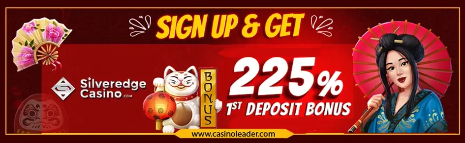 Silveredge Casino up to 225% First Deposit Bonus