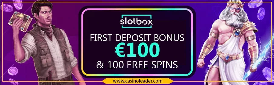 Slotbox Casino €100 First Deposit Bonus