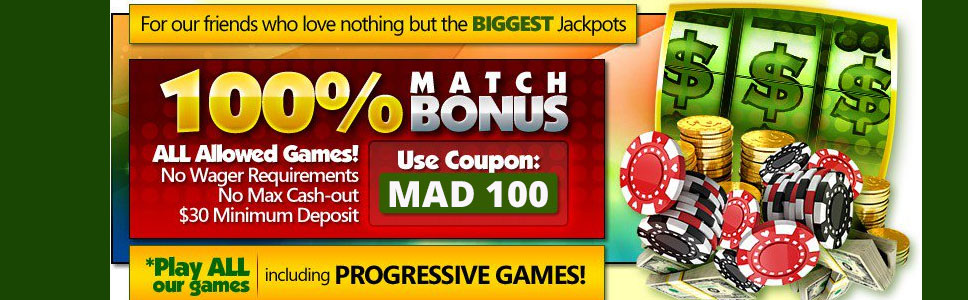 slot madness no deposit bonus free spins