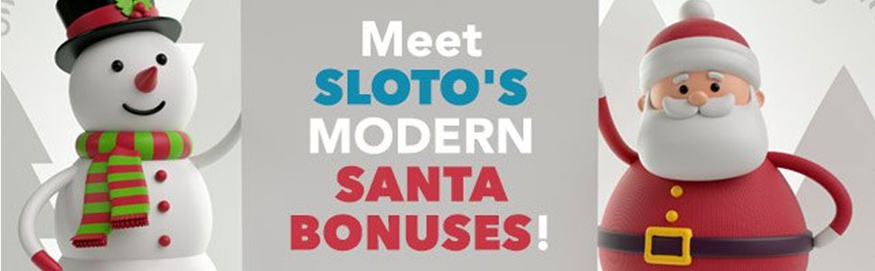 Sloto cash Modern Santa Promotion