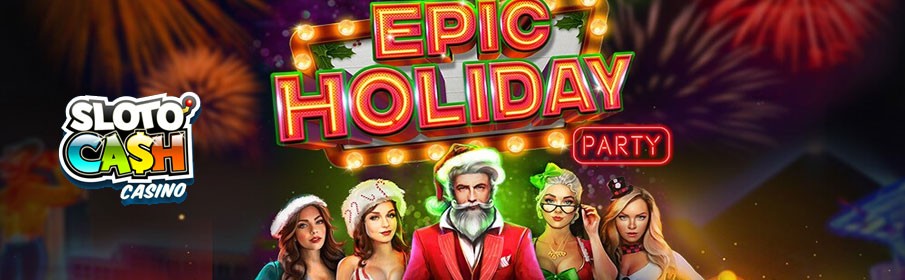 ‘Epic Holiday Party’ slot at SlotoCash Casino