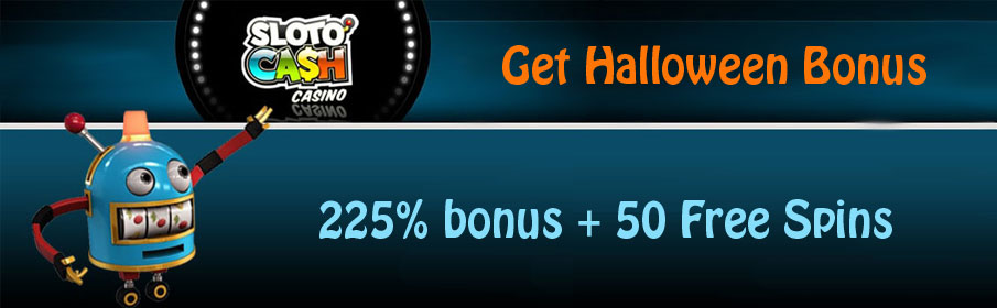 SlotoCash Casino Halloween Bonus