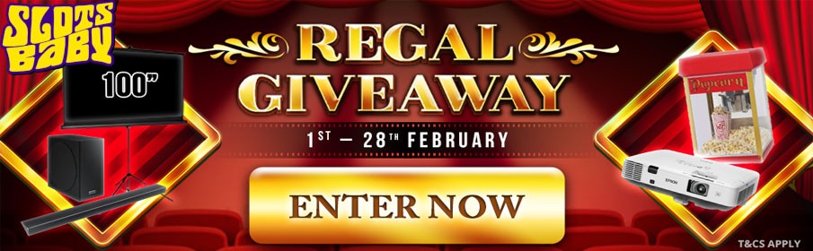 Slots Baby Casino Regal Giveaway Bonus 