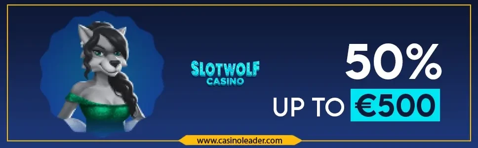 Slotwolf Casino €500 High Roller Reload Bonus Every Friday