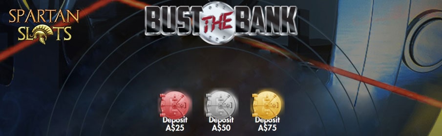 Spartan Slots Casino Bust the Bank Promotion