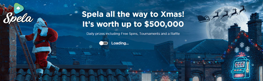 Prize Pool of $500,000 via Christmas Promotion at Spela Casino Get Bonus