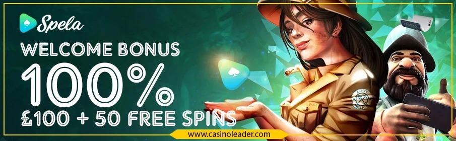 Spela Casino 100% Welcome Bonus
