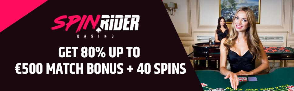 Spin Rider Casino Third Deposit Offer