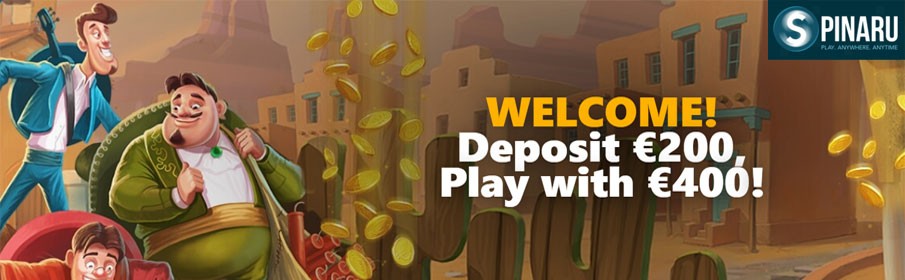 Spinaru Casino First Deposit Bonus