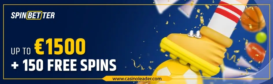 Spinbetter Casino up to €1500 Welcome Bonus + 150 FS Spinbetter Casino up to €1500 Welcome Bonus + 150 FS
