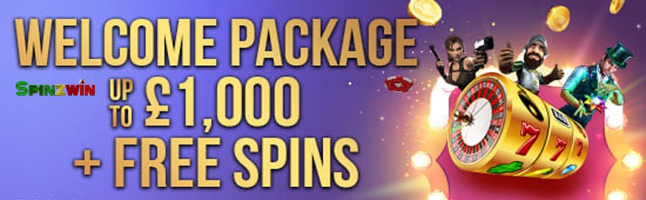 Spinzwin Casino Welcome Package