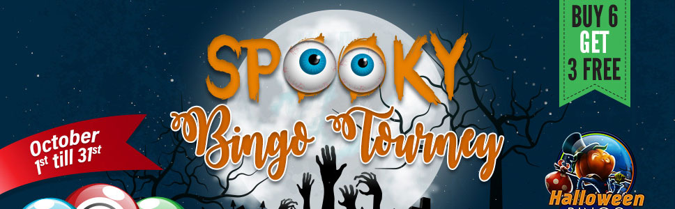 Win $2500 in Cash & Free Play With The Spooky Tourney at BingoFest