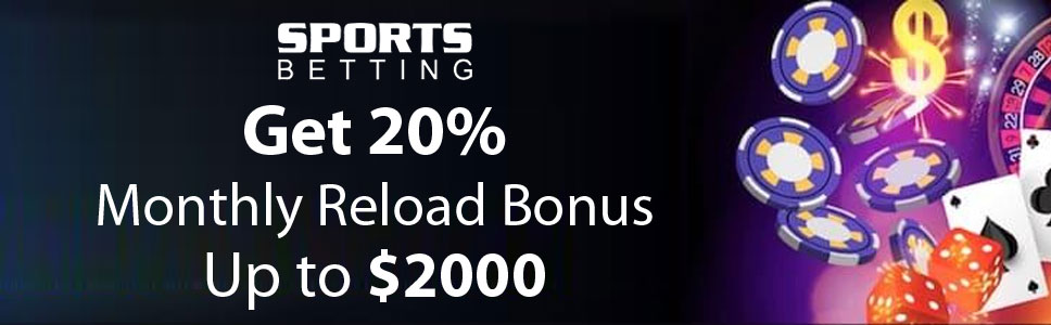 SportsBetting Casino Monthly Reload Bonus