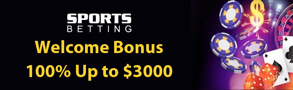 SportsBetting Casino Welcome Bonus 100% Up to $3000