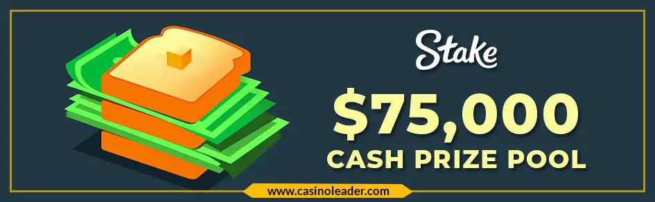 Stake Casino $75,000 Weekly Giveaway Cash Prize Bonus