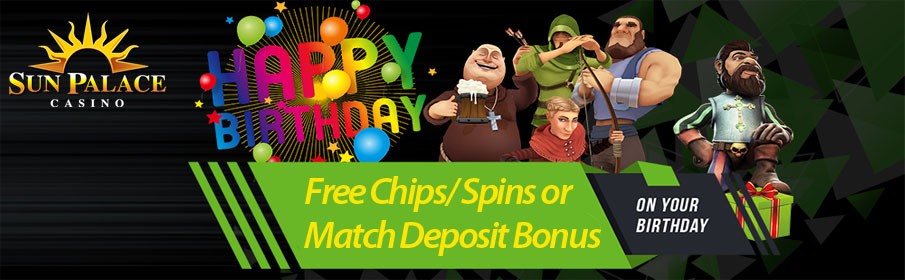 Sun Palace Casino Birthday Offer 