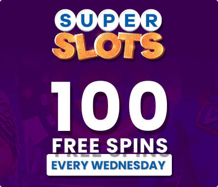 Super Slots Casino 100 Free Spins Bonus Every Wednesday