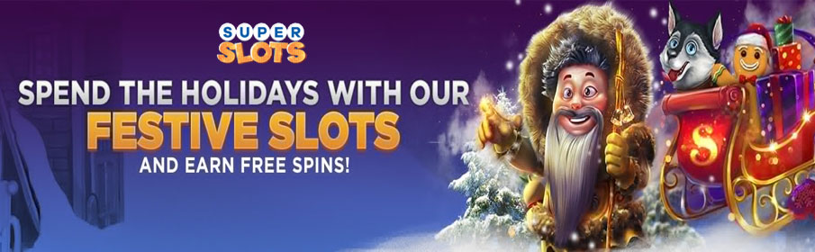 Super Slots Casino Christmas Bonus - Get up to 140 Free Spins