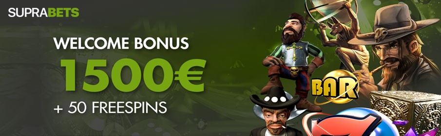 SupraBets Casino New Player Bonus