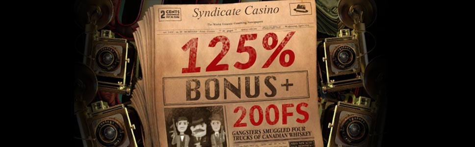 syndicate casino 200 free spins