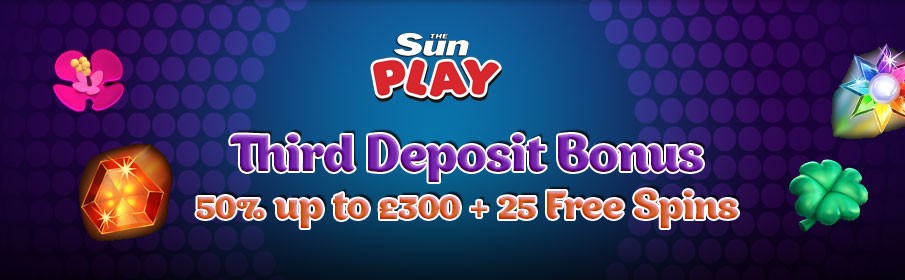 The SunPlay Casino Third Deposit Bonus