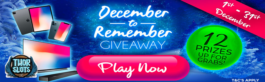 A December to Remember £9k Giveaway Promotion