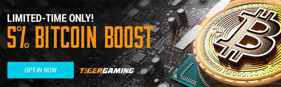 Tiger Gaming Casino Bitcoin Boost 