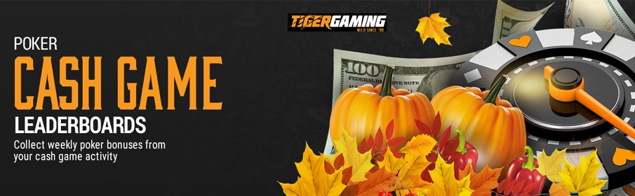 Tiger Gaming Casino - Win a share from a $10,000 cash prize 