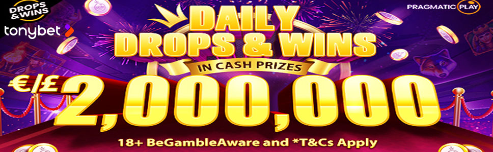TonyBet Casino Daily Drops & Wins Bonus