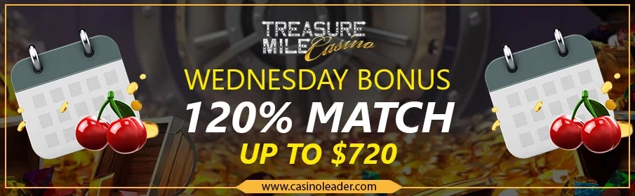 Treasure Mile Casino Weekly Reload Bonus
