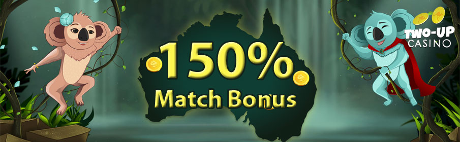 Two-Up Casino First Deposit Bonus