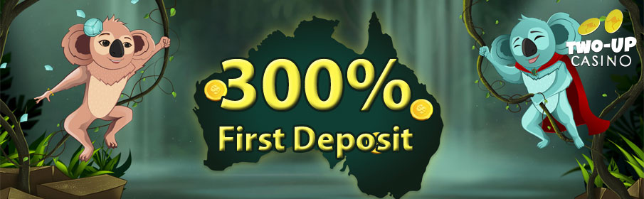 Two up Casino First Deposit Bonus