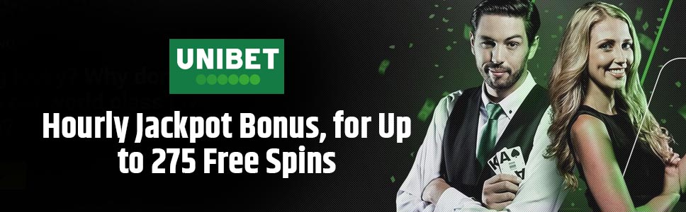 Unibet Casino Hourly Jackpot Bonus