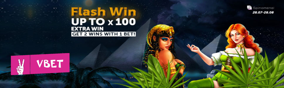 Vbet Casino Flash Win Promotion 