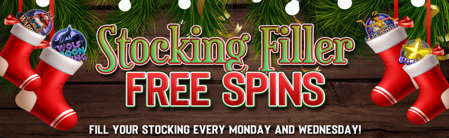 Vegas Crest Casino Stocking Filler Christmas 250 Free Spins  