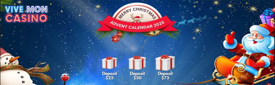 Advent Calendar Promotion to Get Daily Bonuses this Christmas at Vive Mon