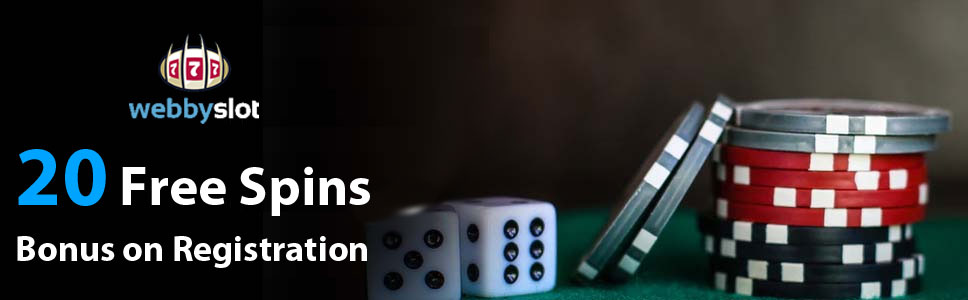 Webby Slot Casino 20 Free Spins Bonus on Registration  