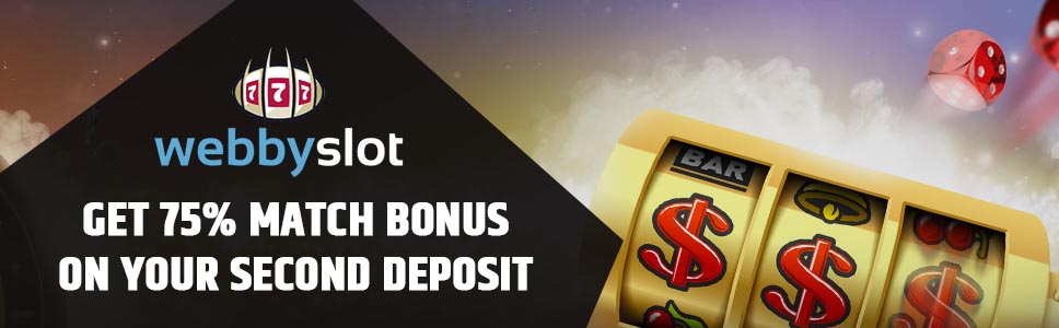 Webby Slot Casino Second Deposit Offer