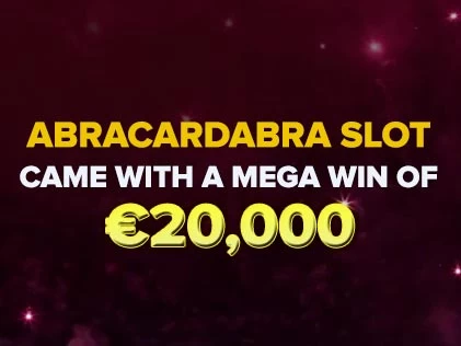 The Release of Abracardabra Slot Came With a Mega Win of  €20,000 For a Casumo Casino Player
